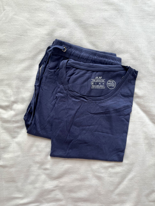 ست تیشرت و شلوار بیسیک وارداتی H&M