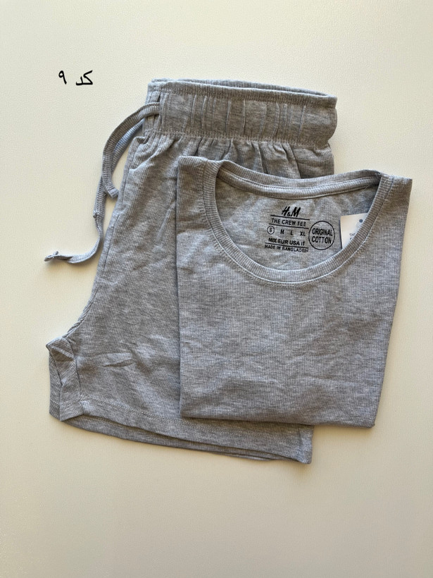 ست کراپ شورتک کبریتی وارداتی H&M