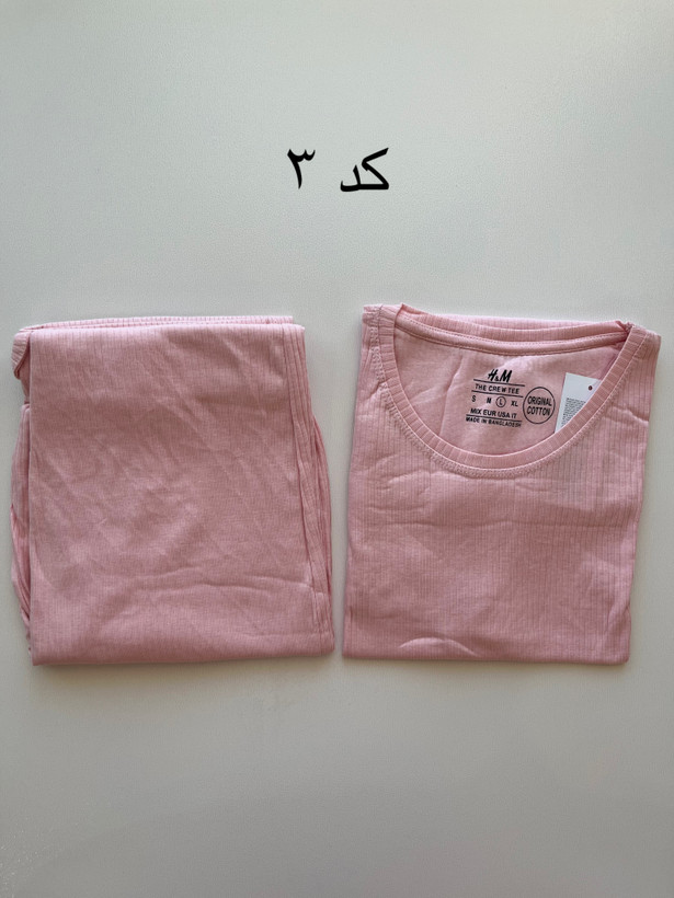 ست تیشرت شلوار کبریتی وارداتی H&M